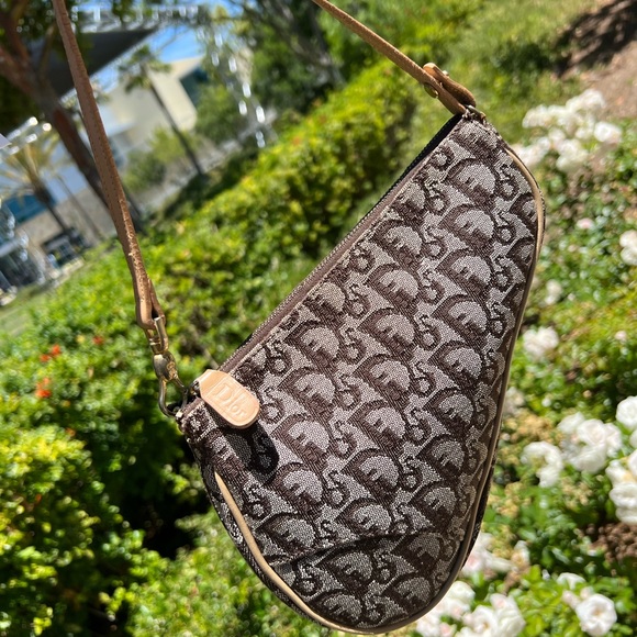 Dior | Bags | Christian Dior 20 Pre Owned Trotter Saddle Shoulder